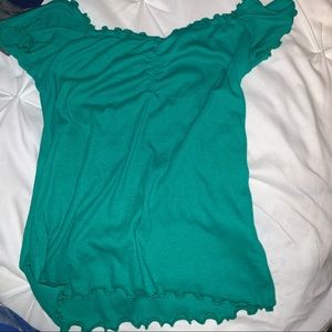 off the shoulder shirt